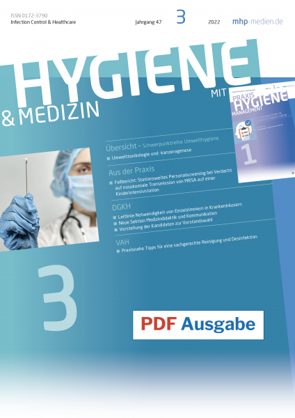 HYGIENE & MEDIZIN zu Umwelttoxikologie und -kanzerogenese