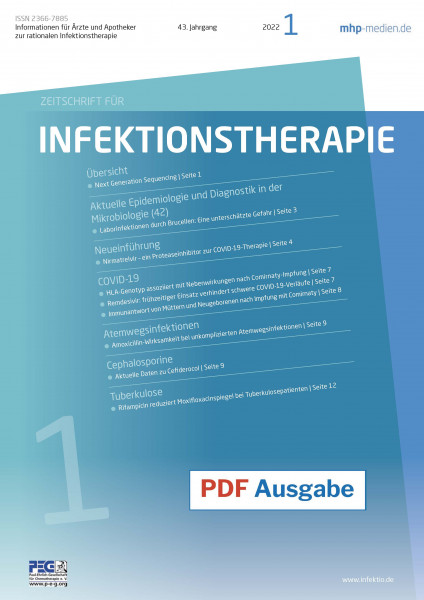 Zeitschrift für Infektionstherapie 01/2022