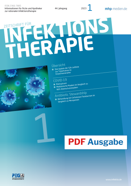 Zeitschrift für Infektionstherapie 01/2023