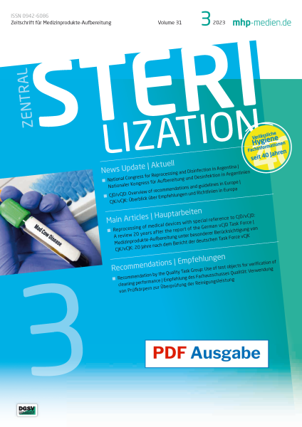 ZENTRALSTERILISATION 03/2023
