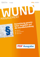 WUNDmanagement Sonderheft – Gesetzliche Vorgaben zur Wundbehandlung