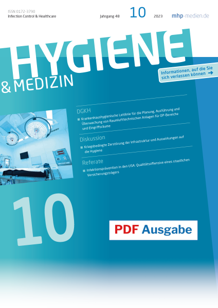 HYGIENE & MEDIZIN 10/2023
